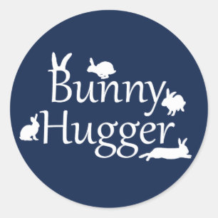 Autocollant Bunnie Hugger (Navy)