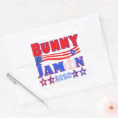 autocollant bunny jamon (Enveloppe)