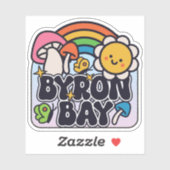 Autocollant Byron Bay, NSW Australie (Feuille)