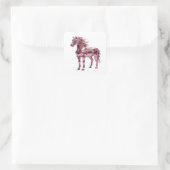 Autocollant cadeau abstrait argent joyeux (Sac)