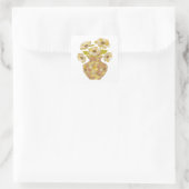 Autocollant Cadeau Abstrait Gris Snappy (Sac)