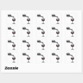 Autocollant Cadeau Argent Dynamique (Feuille)