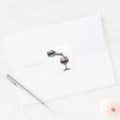 Autocollant Cadeau Argent Dynamique (Enveloppe)