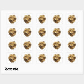 Autocollant cadeau argent original (Feuille)