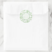 Autocollant cadeau Chinchilla Chintzy (Vert) (Sac)