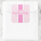 Autocollant cadeau épais rose (Sac)