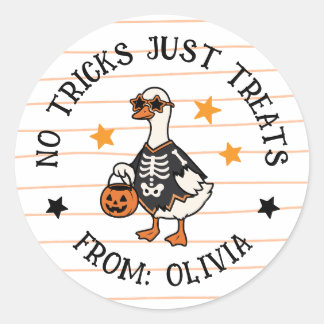 Autocollant Cadeau Halloween Sans Blagues