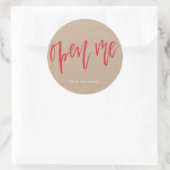 Autocollant cadeau Open Me (Sac)