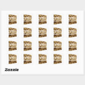 Autocollant Cadeau Or SASSY Sharp (Feuille)