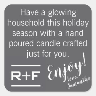 Autocollant cadeau R+F