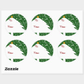 Autocollant Cadeau Sapin Noël (Feuille)