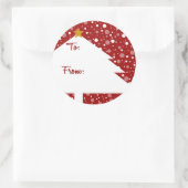 Autocollant Cadeau Sapin Noël (Sac)