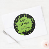 Autocollant cadeau Splat (Enveloppe)