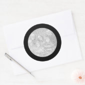 Autocollant Cadre Noir (Enveloppe)