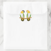 Autocollant Caique Parrot Love (Sac)
