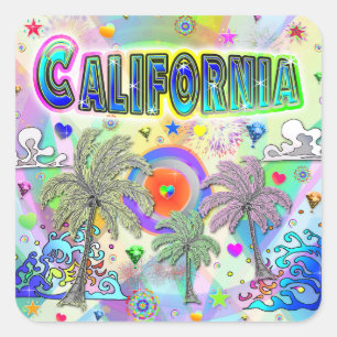 Autocollant California Deep Dream