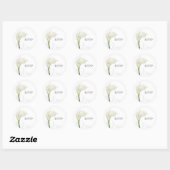 Autocollant Calla Lily (Feuille)