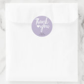 autocollant calligraphique Merci (Sac)