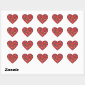 autocollant Calypso Heart (Feuille)