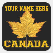 Autocollant canadien personnalisable Varsity Canad (Devant)