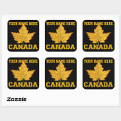 Autocollant canadien personnalisable Varsity Canad (Feuille)