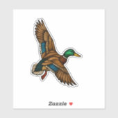 Autocollant Canard Colvert (Feuille)
