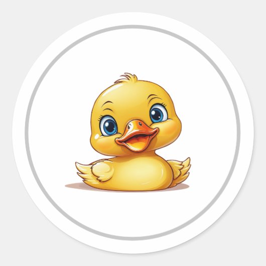 Autocollant - Canard en caoutchouc (Devant)