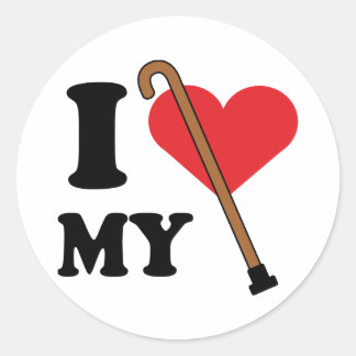 Autocollant Cane Love