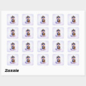 Autocollant Capitaine Canard Dragon Mignon (Feuille)