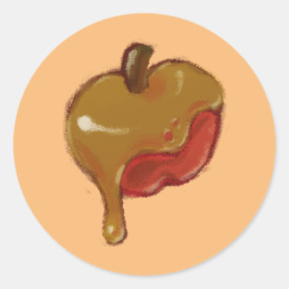 Autocollant Caramel Apple