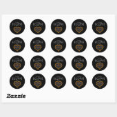 autocollant cardiaque total éclipse (Feuille)