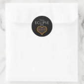 autocollant cardiaque total éclipse (Sac)