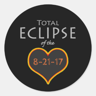 autocollant cardiaque total éclipse