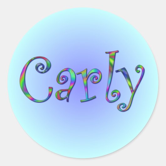 Autocollant Carly Rainbow (Devant)