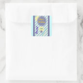 Autocollant carré (Sac)
