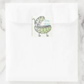 Autocollant carré (Sac)