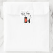 Autocollant carré Armure de Dieu (Sac)