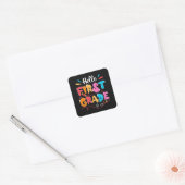 Autocollant Carré de 1ère année (Enveloppe)