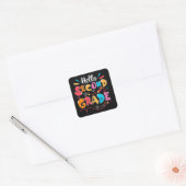 Autocollant Carré de 2e année (Enveloppe)