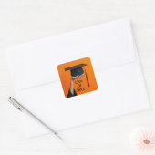 Autocollant carré de bonnet de remise de diplôme (Enveloppe)