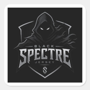 Autocollant carré de jeu Black Spectre