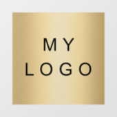 Autocollant carré de logo d'entreprise pour fenêtr (Feuille)