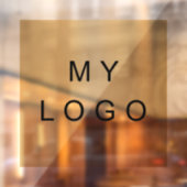 Autocollant carré de logo d'entreprise pour fenêtr (Feuille 2)