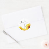 Autocollant carré de mariage moderne  (Enveloppe)