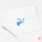 Autocollant Carré d'oiseaux (Enveloppe)