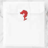 Autocollant carré du badge de la population de la (Sac)