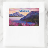 Autocollant carré en coton de l'Alaska _ALASKA (Sac)