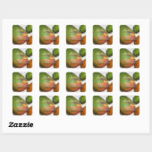 Autocollant carré Fruit de l'Esprit (Feuille)
