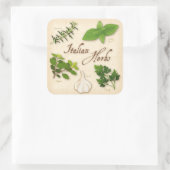 Autocollant Carré italien Herbes (Sac)