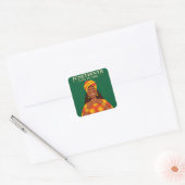 Autocollant carré Juneteenth (Enveloppe)